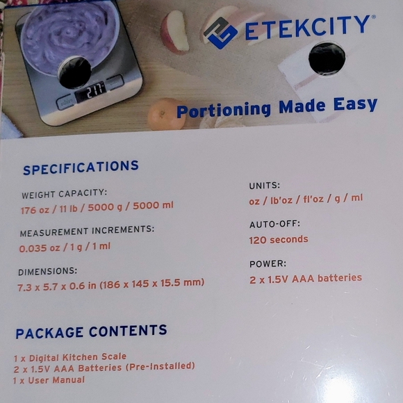 Digital Kitchen Scale - Picture 2 of 4